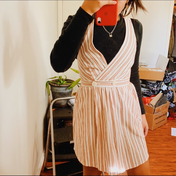 zara striped wrap dress bnwt - Picture 2 of 5